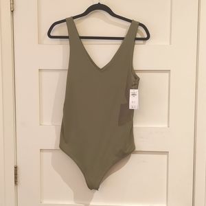Abercrombie Olive Green Bodysuit
